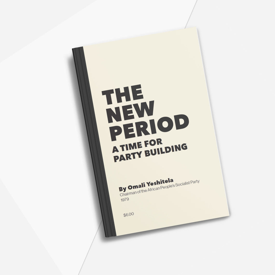 The New Period: A Time for Party Building